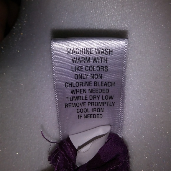 Apt. 9 sheer purple blouse. - Picture 4 of 4